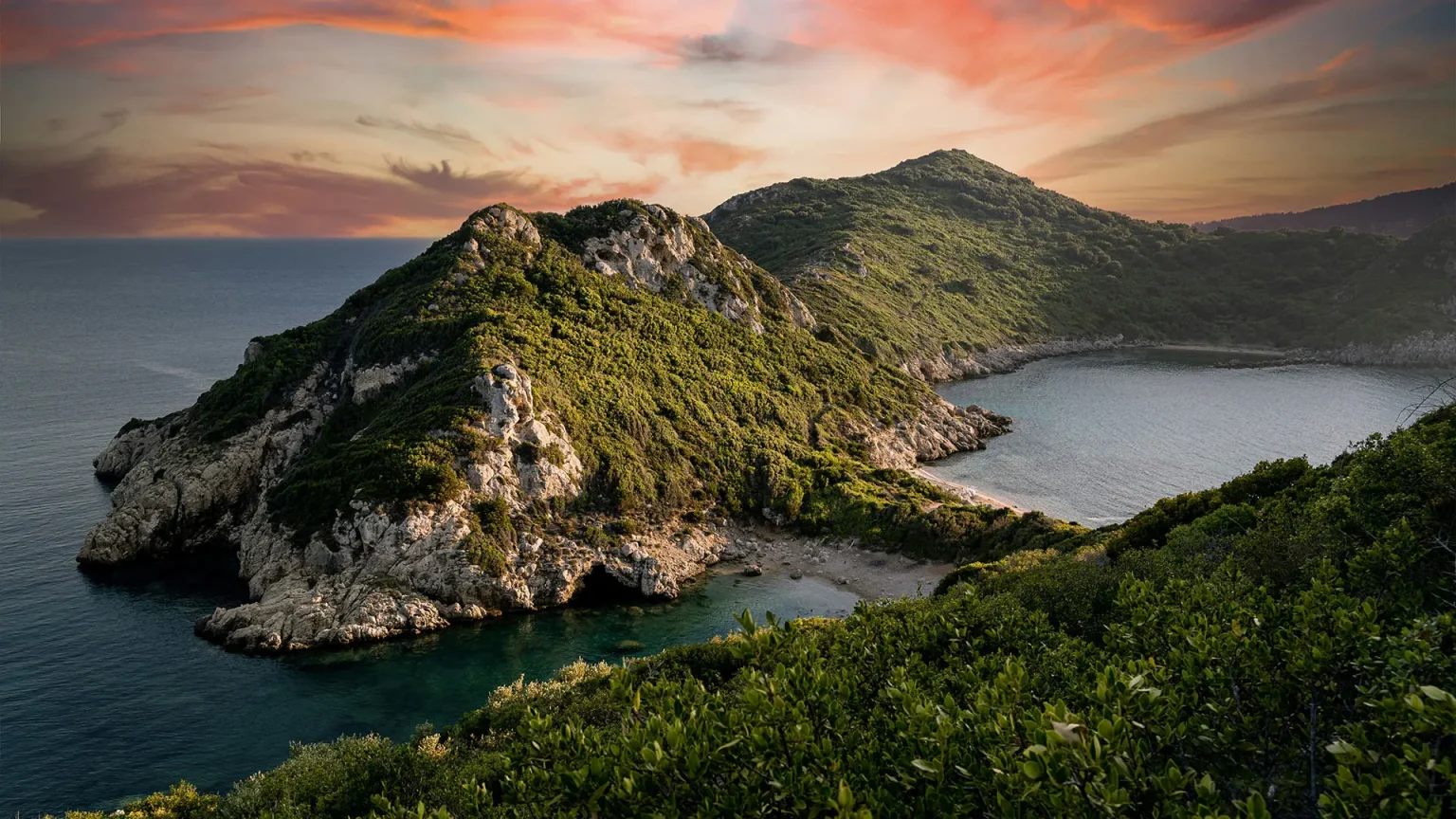Why Corfu is so green?